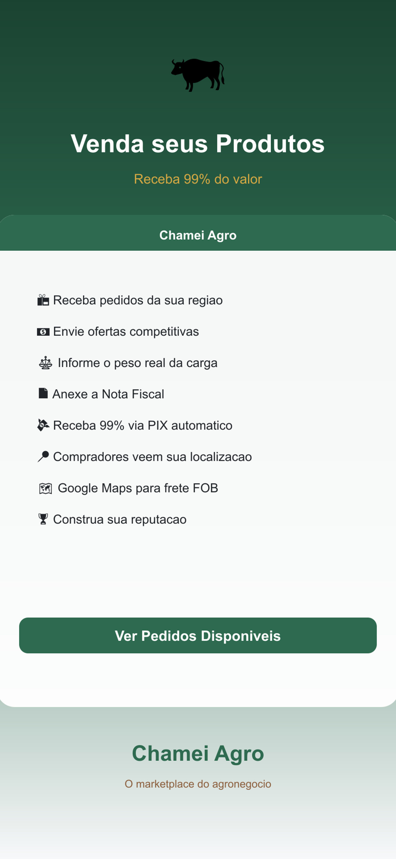 Envie ofertas