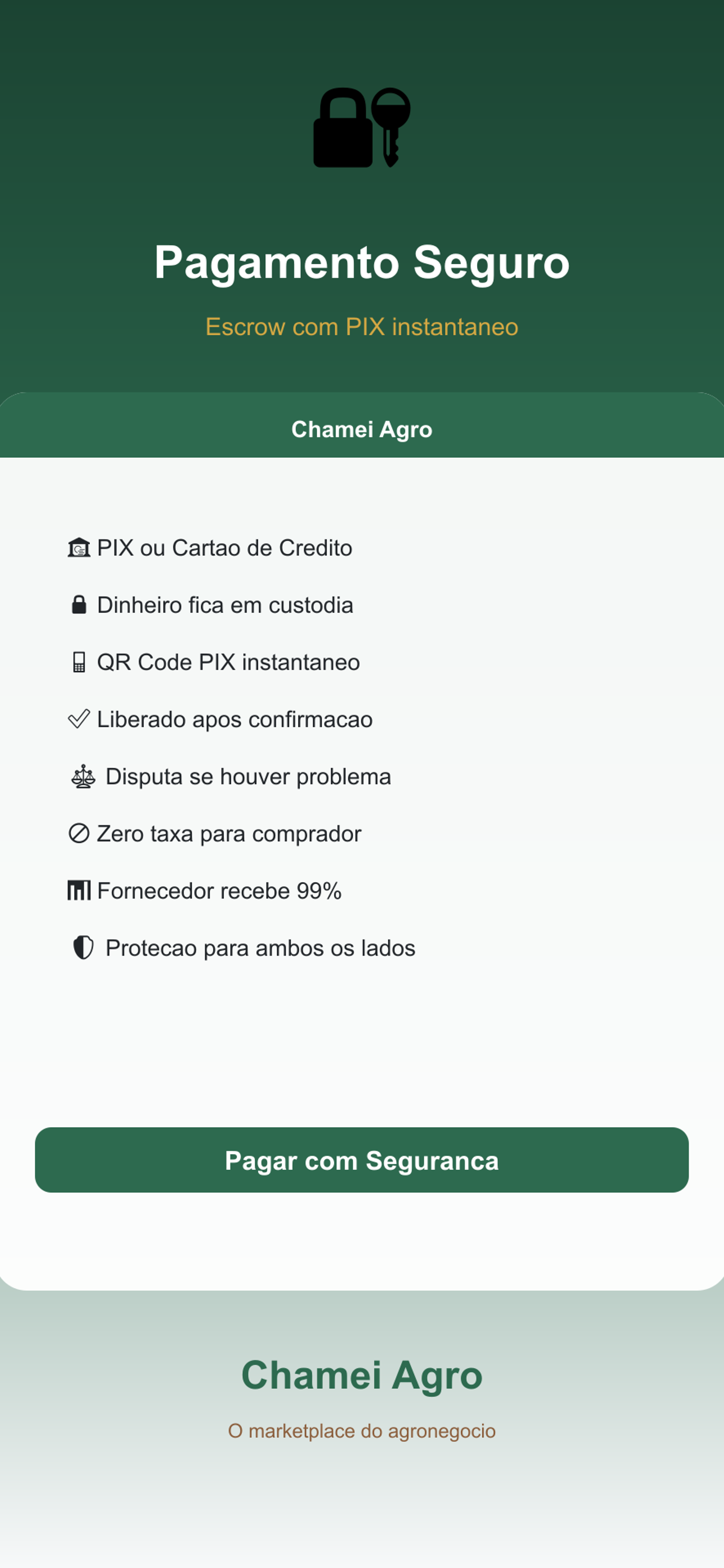 Pague com segurança